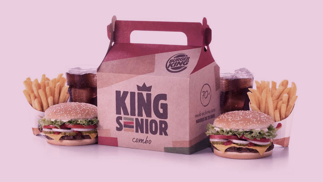 Burger King lança campanha focado no idoso