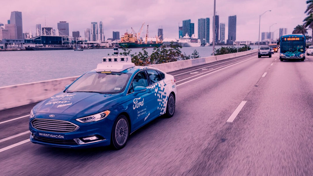 Ford inicia programa de teste de carros autônomos nas ruas de Miami