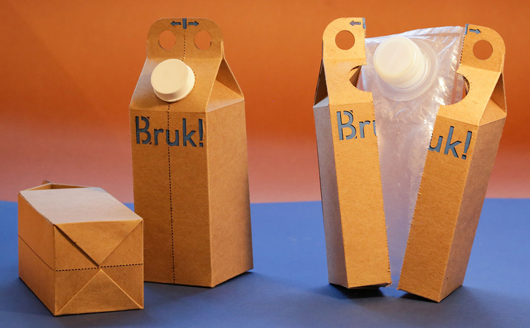 Bruk: Uma embalagem sustentável projetada para facilitar sua reciclagem