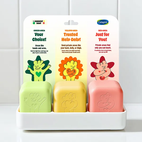 Consent Soap: o sabonete que ensina limites com cores e afeto