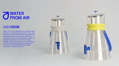 Tecnologia sem fio e sem filtro gera água potável do ar