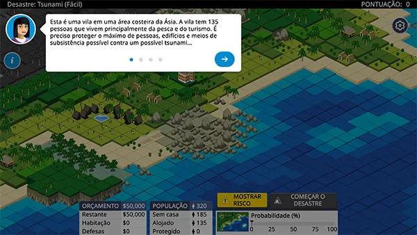 Em 10 minutos, jogo da ONU ensina sobre prevenção de desastres