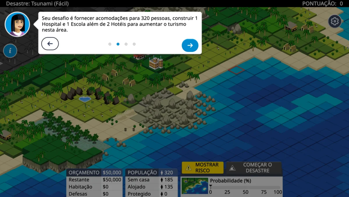 Em 10 minutos, jogo da ONU ensina sobre prevenção de desastres