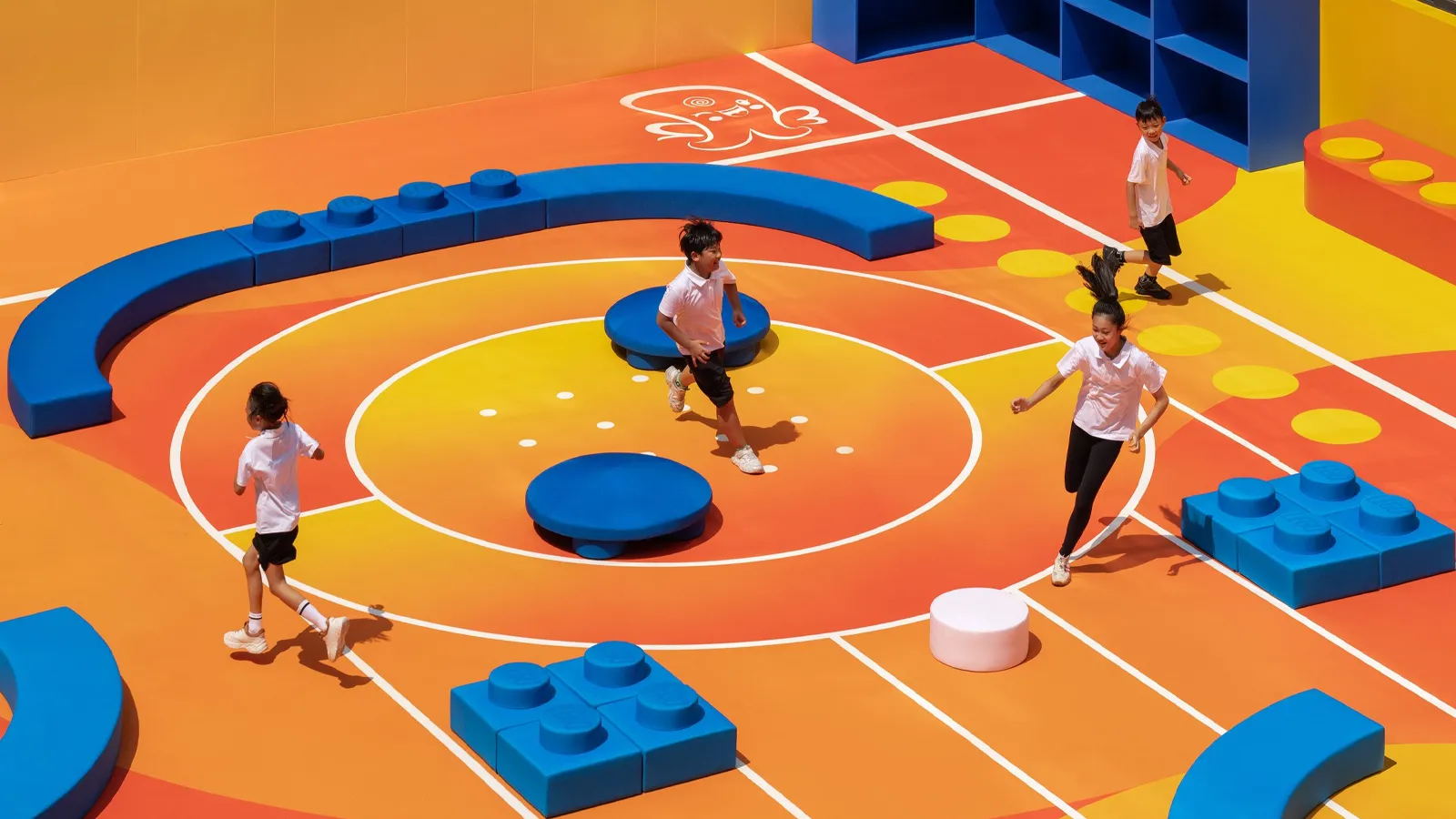 LEGO e Nike reinventam o pátio de escola em Xangai