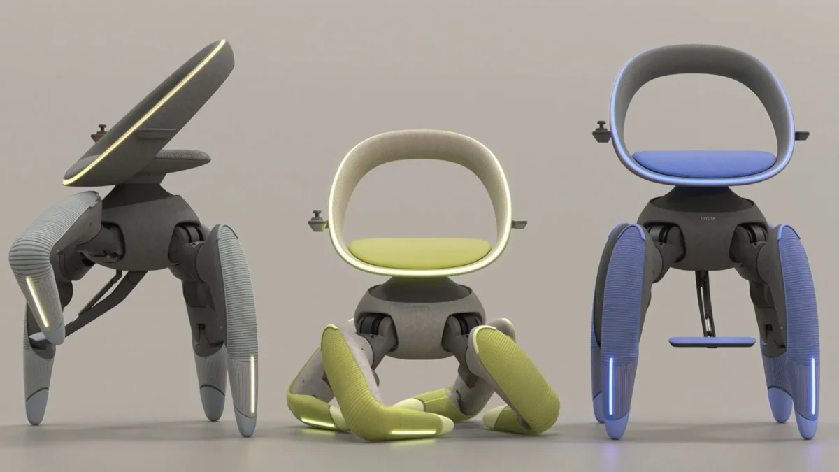 Toyota Walk Me: cadeira autônoma sobe escadas e “se senta” no chão