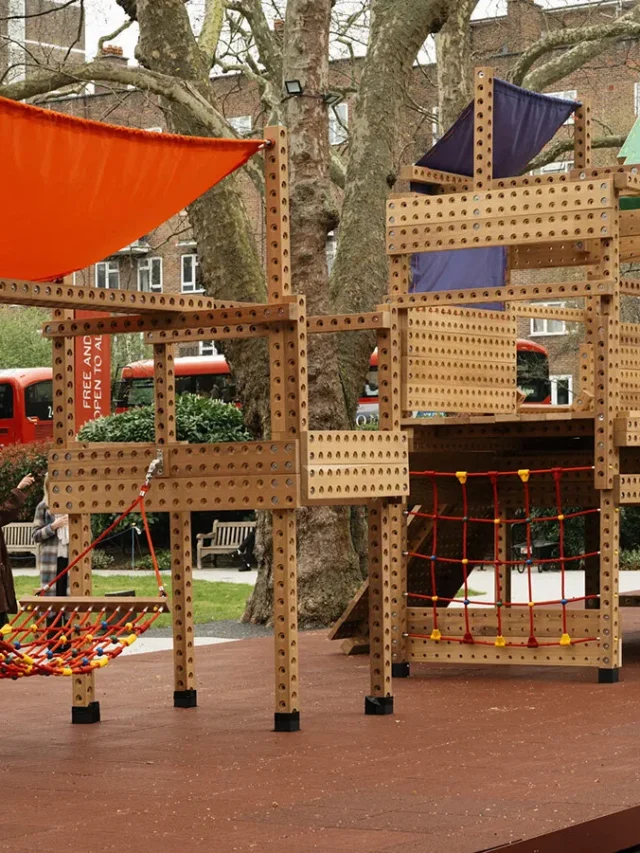 Playrise: o playground modular que leva o brincar a campos de refugiados